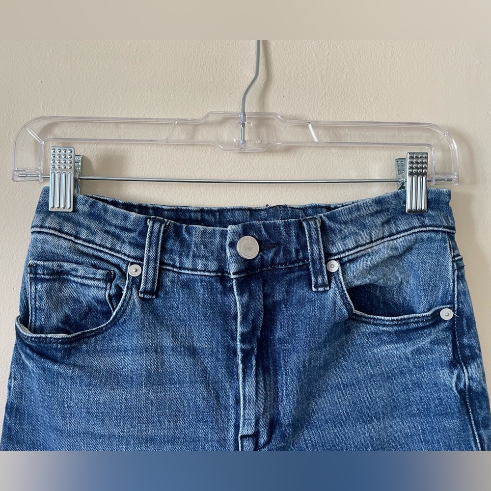Free People Blank NYC The Hoyt High Rise Mini Flare Lace Up Jeans Size 26 - Picture 10 of 15